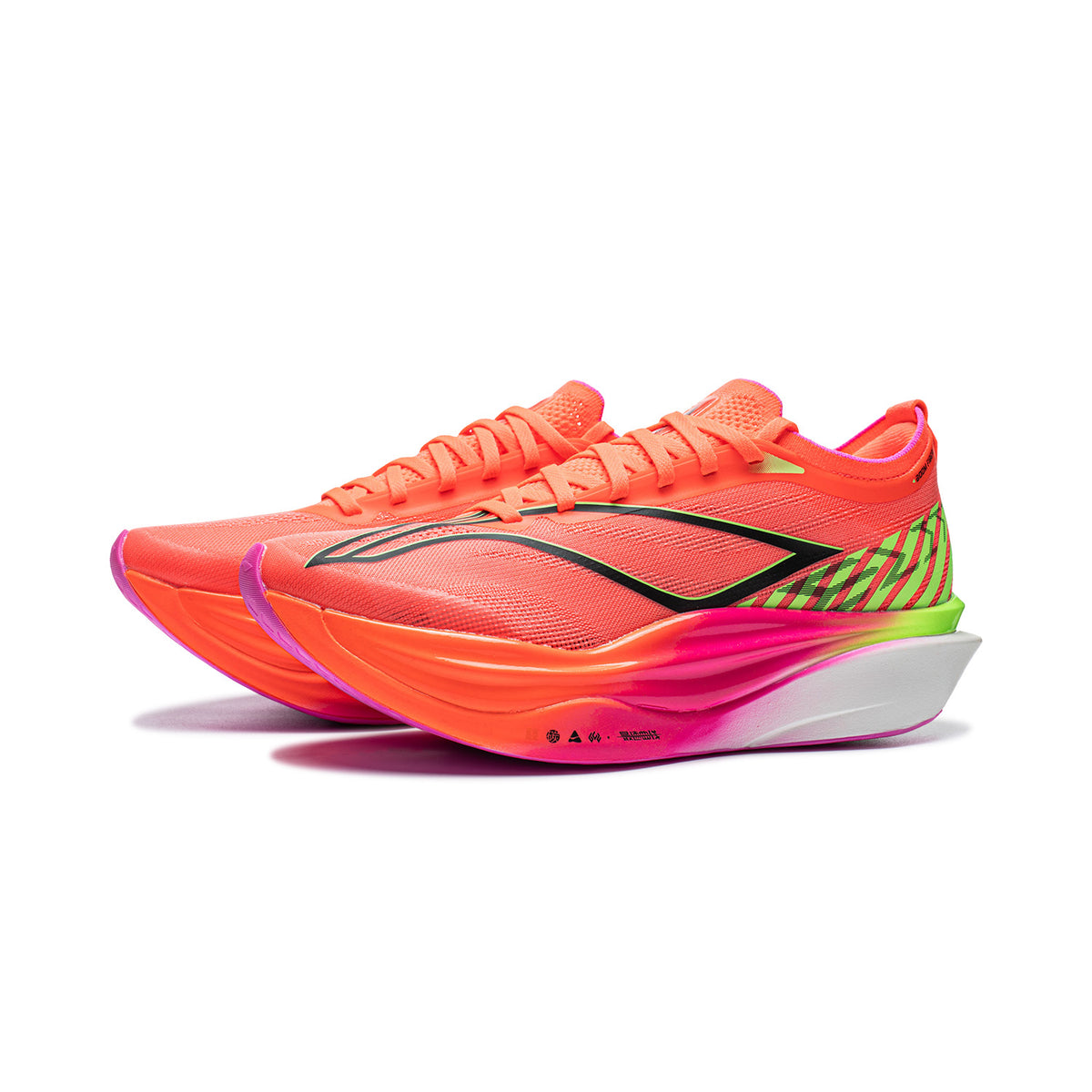 Li-Ning Feidian 6 Elite "Fluorescent Coral" Running Shoes