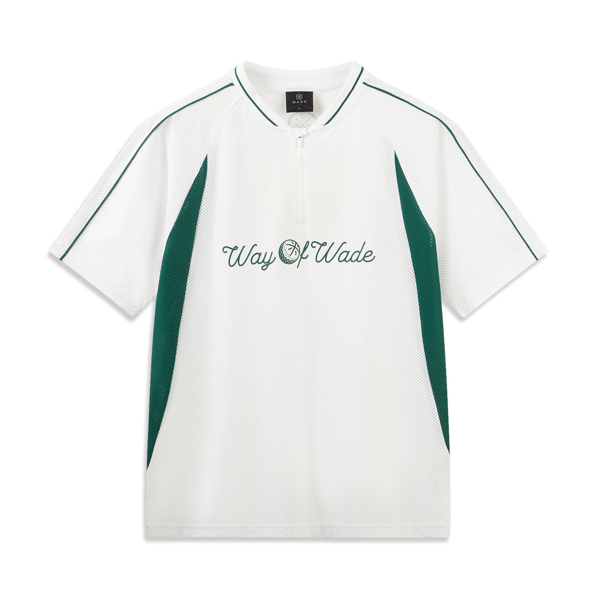 Wade x YNG DNA Zip Tee "White"